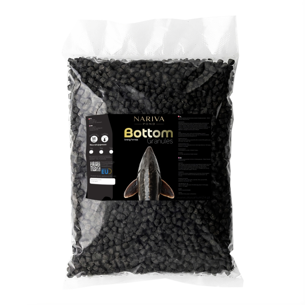 Nariva Bottom Granules M 1kg - Pokarm dla jesiotrów / ryb dennych do oczka.jpg